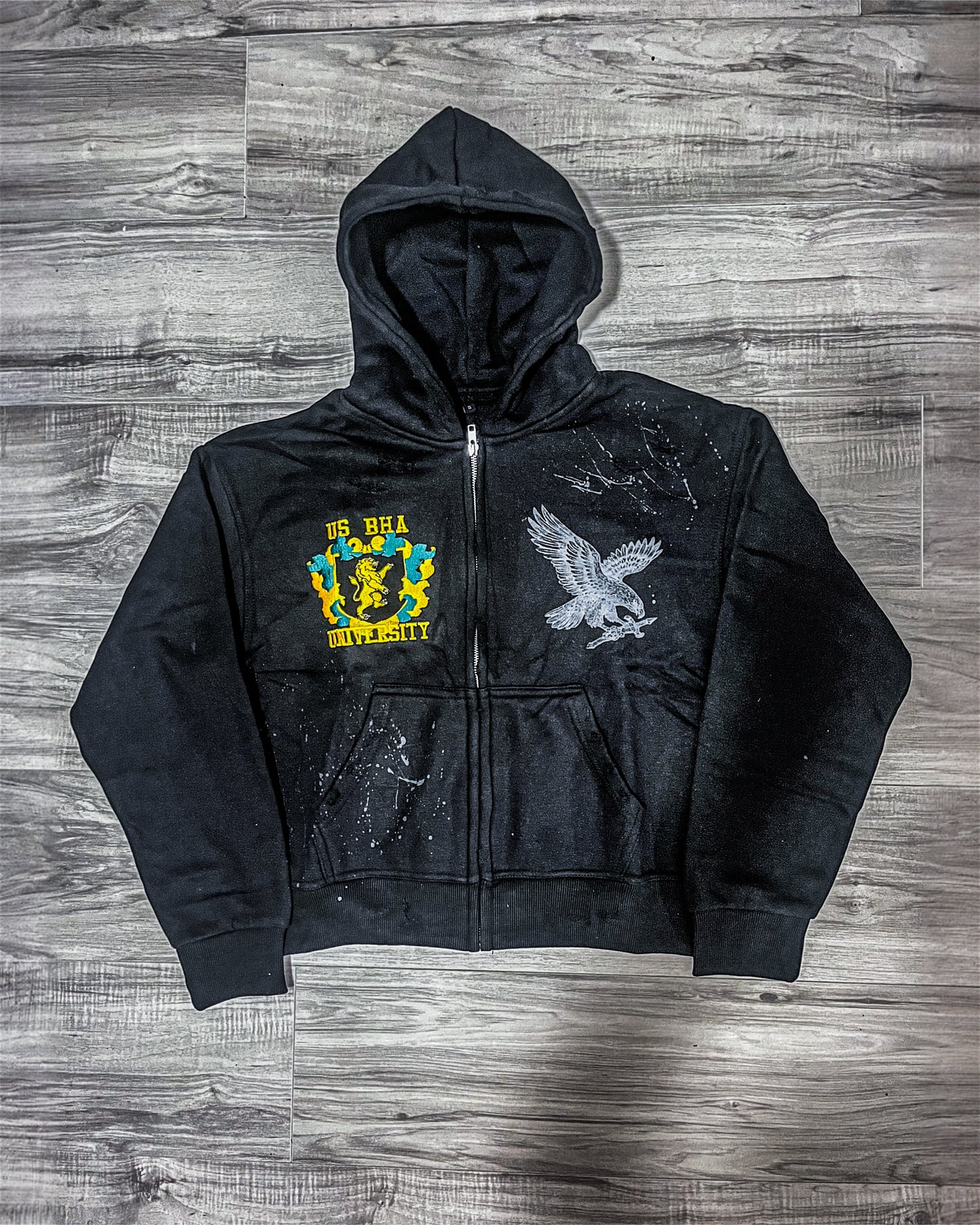 Black “Uni” Zipup