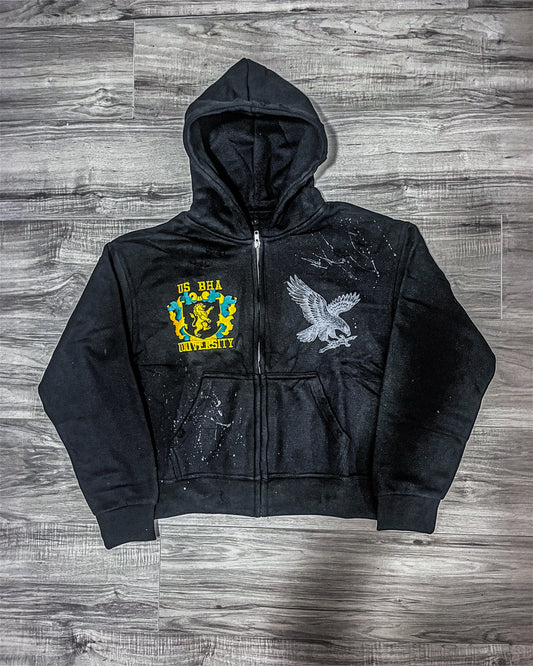 Black “Uni” Zipup