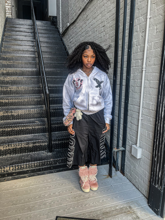 White “Uni” Zipup